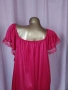 5XL Червена, дълга, сатенена нощница , снимка 5
