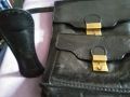 Мъжка чанта за през рамо естествена кожа 280х220х80мм, снимка 3