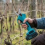Безчеткова акумулаторна ножица с 2 батерии и куфар, снимка 8