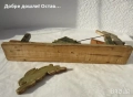 Стари механични играчки, с мечета и трион, зайци, заек дървена, играчки, антика, снимка 9