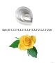 6 бр капки капковидни листа метални резци за цвете божур роза листо капка резец резци форми форма, снимка 1