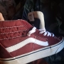 Кецове високи VANS естествен велур, снимка 9