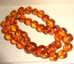 Кехлибарена огърлица винтидж, снимка 3