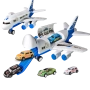 Играчка самолет с писта и 6 коли, снимка 1