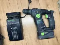 Festool перфоратор батерия винтоверт гипскартон зарядно, снимка 1