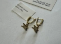 Златни обеци 1.68гр., снимка 7