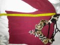👠Дамска стилна пролетна блуза за поводи във вишнев цвят с модерен тигров принт ХС,С,М,Л🌹👠🌹, снимка 1 - Костюми - 32689681