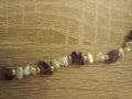  Колие, полускъпоценни камъни и перли , снимка 2
