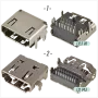 Букса конектор HDMI , mini HDMI SMT, Micro 19 pin HD connector  , снимка 2