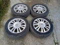 Алуминиеви джанти от Ситроен С 5 с летни гуми, снимка 1
