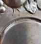 Стара сребърна чиния ,ръчна изработка ,проба 800 Lavоrato a mano-Ръчна изработка-236 грама, снимка 5