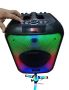 Bluetooh Karaoke Speaker NDR 102B - Красив LED високоговорител със 7 режима

, снимка 3