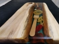 Плато за сервиране и рязане орех и епоксидна смола , снимка 1