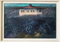 Картина, пейзаж, къща, худ. Васил Бенчев (1945-2014) - 2, снимка 1