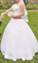 Булчинска рокля модел тип принцеса С-М-Л