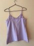 Памучен потник в светло лилав цвят с регулиращи се презрамки 💜, снимка 3