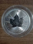 Сребро 1 унция OZ Кленов лист 2025, снимка 1