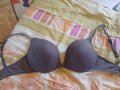 Сутиен сив на бели раенца М, снимка 2