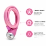 Заключващо устройство за велосипед с ключ WAG PINK 120см/12мм, силиконово покритие, катинар, снимка 6