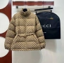 Gucci Дамско Бежово Зимно Яке Гучи Код E1171, снимка 2