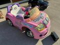 електрическа детска акумулаторна количка / кола / розова - цена 90лв -детето кара само колата -БЕЗ д, снимка 1