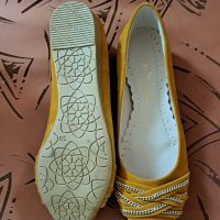 обувки цвят горчица, снимка 2 - Дамски ежедневни обувки - 45295793
