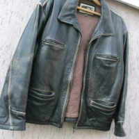 Марково мъжко яке, естественна кожа - New Port, снимка 6 - Якета - 45058738