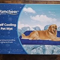 Vamcheer Издръжлива хладна подложка охлаждаща постелка легло за домашни любимци, синьо,60x90 см, снимка 7 - Други стоки за животни - 45623650