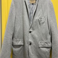 Мъжко сиво сако от трико – спортно-елегантно, снимка 4 - Сака - 45631968