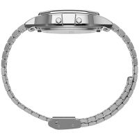 Часовник Timex T80 34 mm – сребрист цвят с Pride Ranbow и гривна от неръждаема стомана, снимка 3 - Мъжки - 45728603
