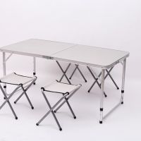 Комплект сгъваема маса с 4 стола , снимка 6 - Къмпинг мебели - 46069865