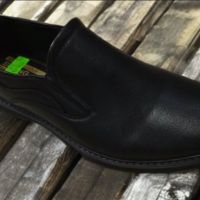 ГИГАНТ Официални мъжки кожени обувки без връзки, голям размер, снимка 3 - Якета - 45745568