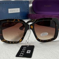 GUCCI GG0141 с лого дамски слънчеви очила УВ 400 правоъгълни квадратни , снимка 4 - Слънчеви и диоптрични очила - 45163882