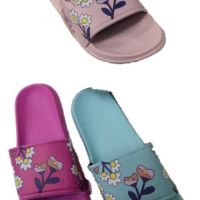 Леки и много удобни дамски плажни чехли с цветни декорации, снимка 4 - Чехли - 45784038