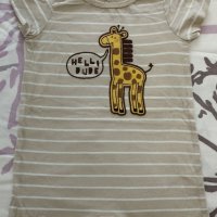 Боди с жираф 9/12месеца, снимка 1 - Бодита за бебе - 45414349