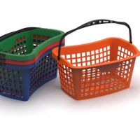 Нов вид кошница за пазаруване червена 28 л, снимка 1 - Оборудване за магазин - 45569295