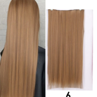 Качествена дълга коса/ цял екстеншън за по-голям обем и дължина на косата 100гр, дължина 60см, снимка 6 - Аксесоари за коса - 44960181
