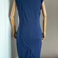 Синя рокля от трико, размер L-XL, снимка 6 - Рокли - 45717968