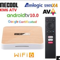 ТВ Бокс MECOOL KM6 DELUXE EDITION Android 10 Google Certified TV box, снимка 1 - Плейъри, домашно кино, прожектори - 45581345