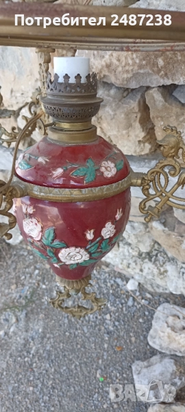 Стар кахлен газов полюлей , снимка 1