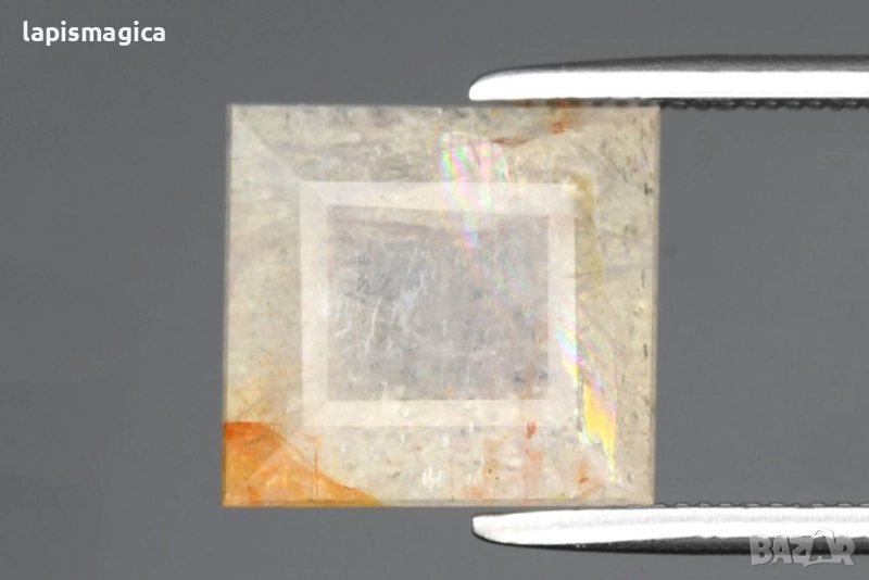 Двуцветен зелен турмалин 4.38ct октагон шлифовка, снимка 1