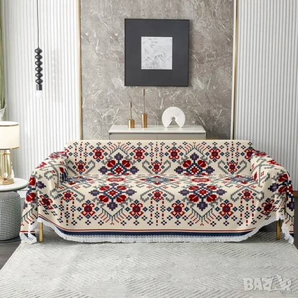 Ново шалте от шинил за диван бохемски стил , снимка 1