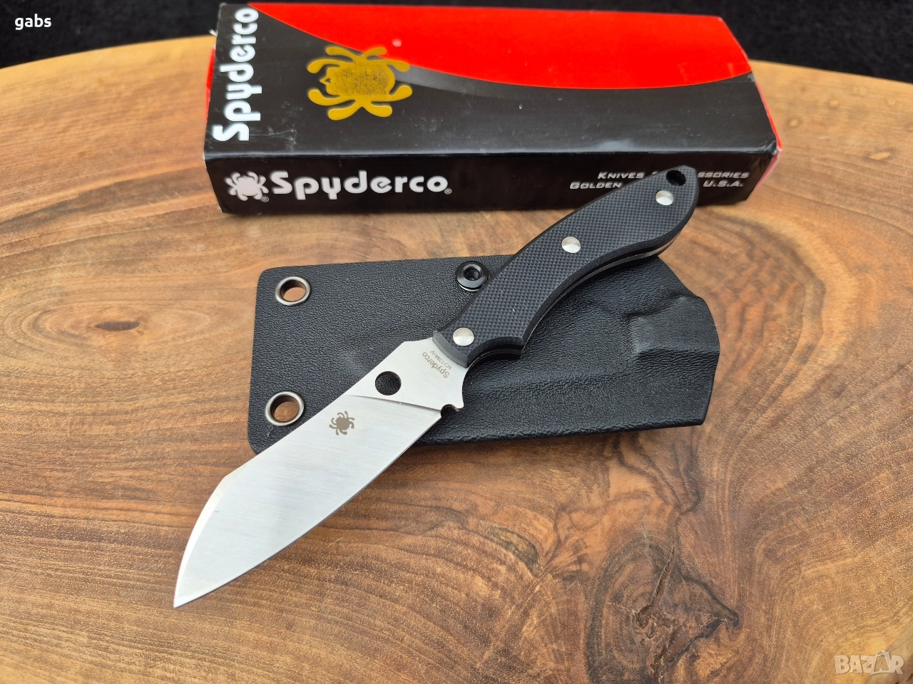 Нож Spyderco Stok FB50 Drop Point G10, снимка 1