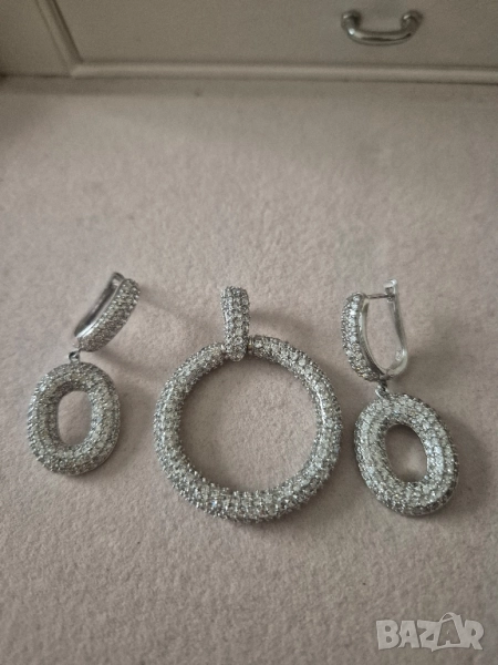 намалявам сребърен комплет Ел Градо, снимка 1