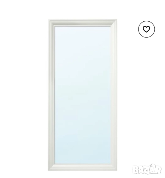 Огледало бяло икеа, снимка 1