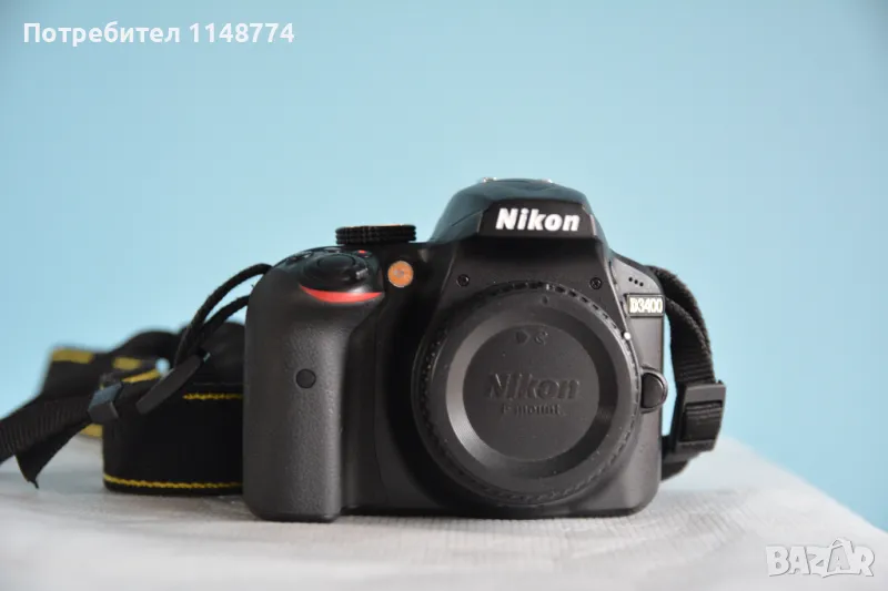 Nikon D3400 тяло на 8000 кадъра, снимка 1