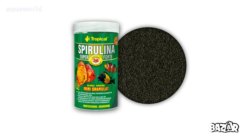 "Безплатна доставка " Tropical Super Spirulina Forte Mini Granulat, снимка 1