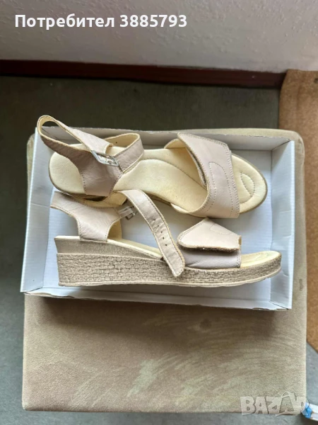 Дамски сандалети на платформа, снимка 1