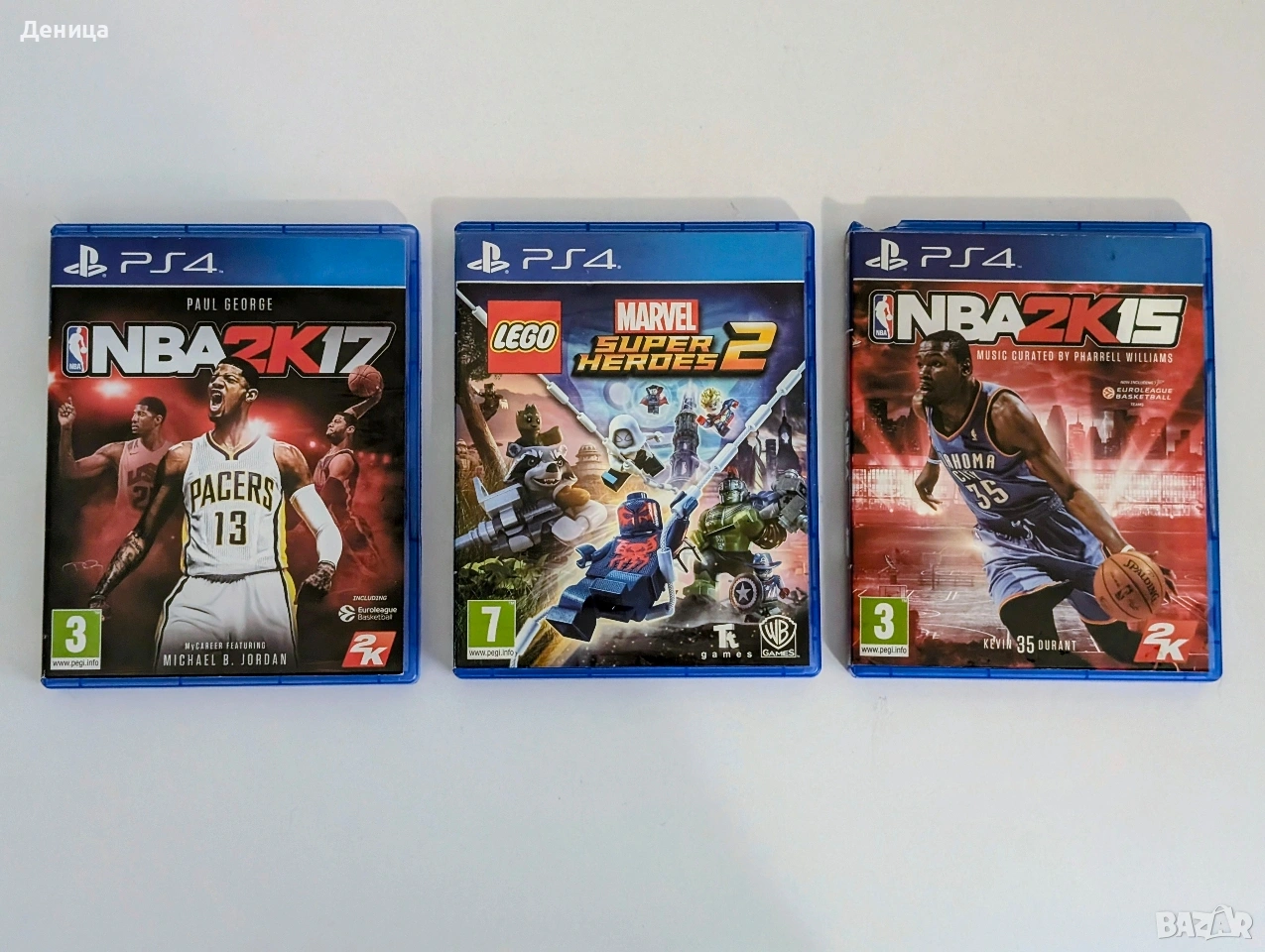 NBA 2K17 + Lego Marvel Super Heroes 2 и NBA 2K15, снимка 1