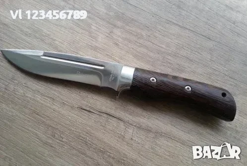 Ловен нож - Вълк/Волк-Руски, 140х270,сталь 65х13, снимка 1